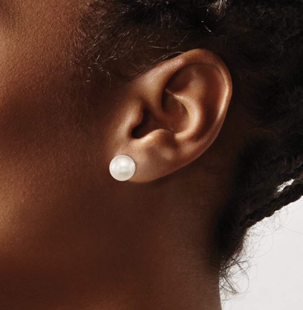 Freshwater Pearl 10.5 mm Earrings