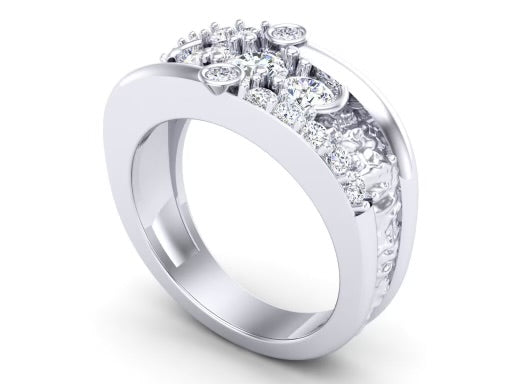 Custom Treasured Diamond Ring