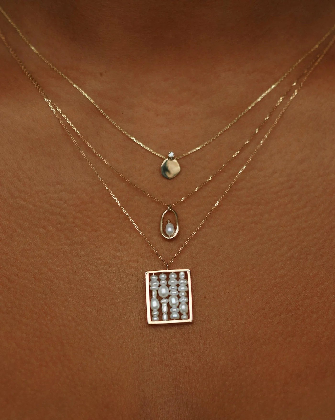 Pearl Small Weaving Necklace