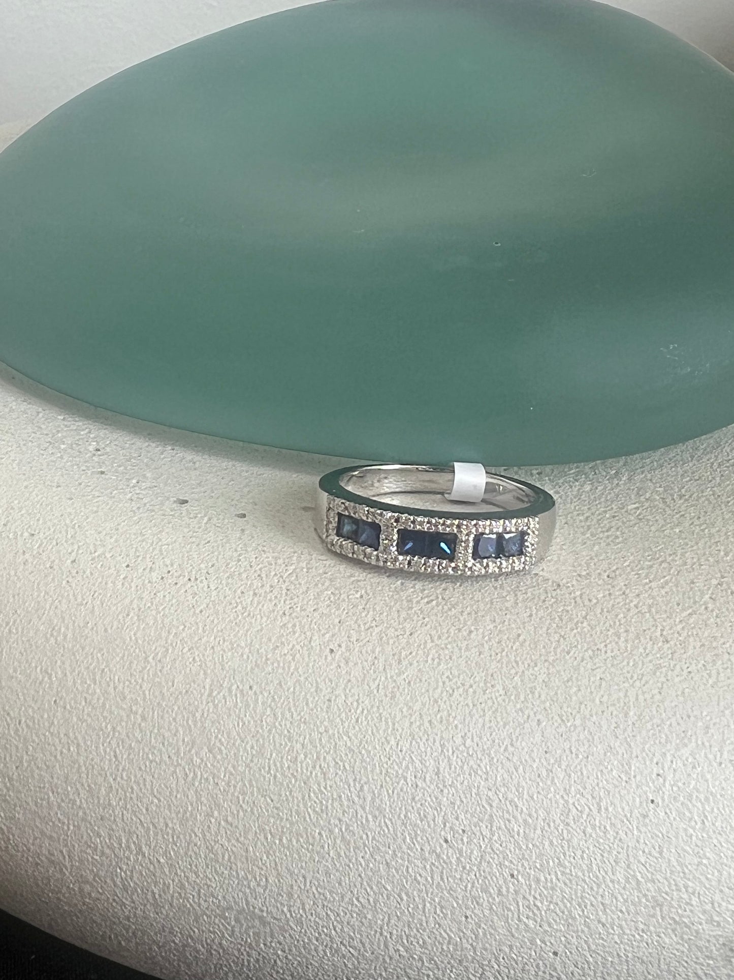 Sapphire and Diamond Band