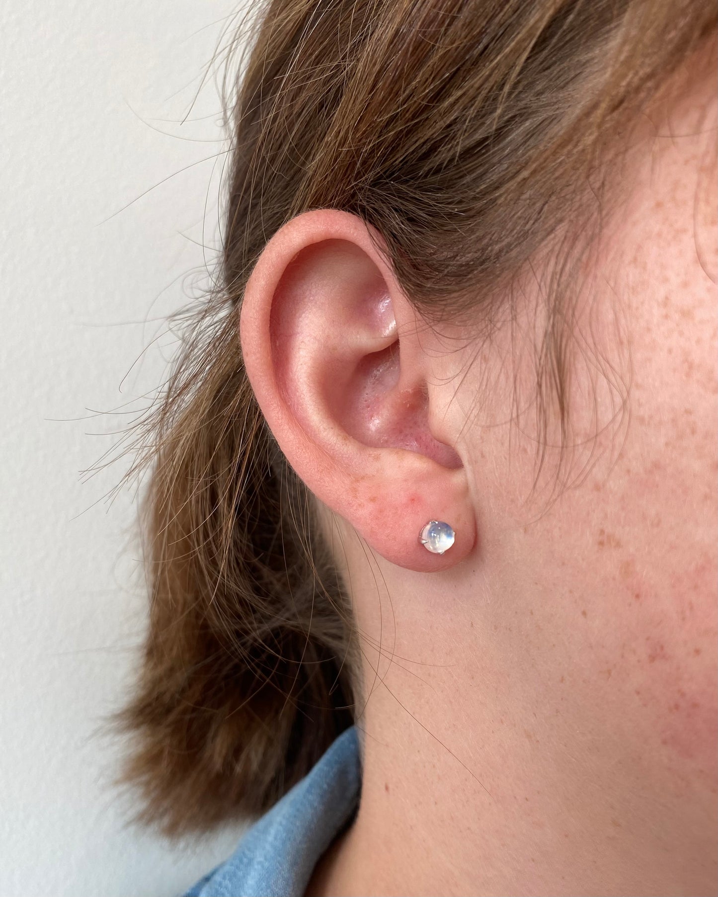 Moonstone Earring Studs