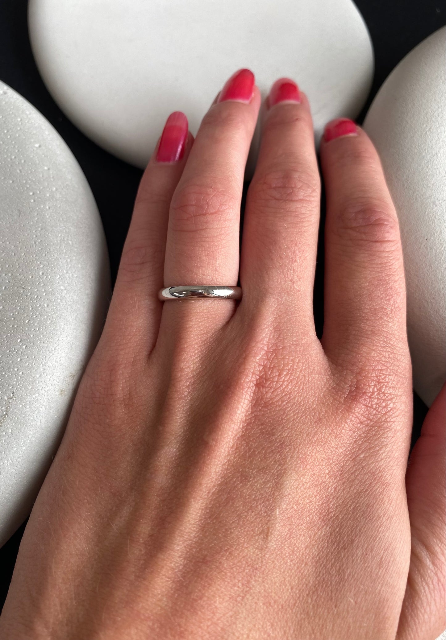 White Gold Wedding Band