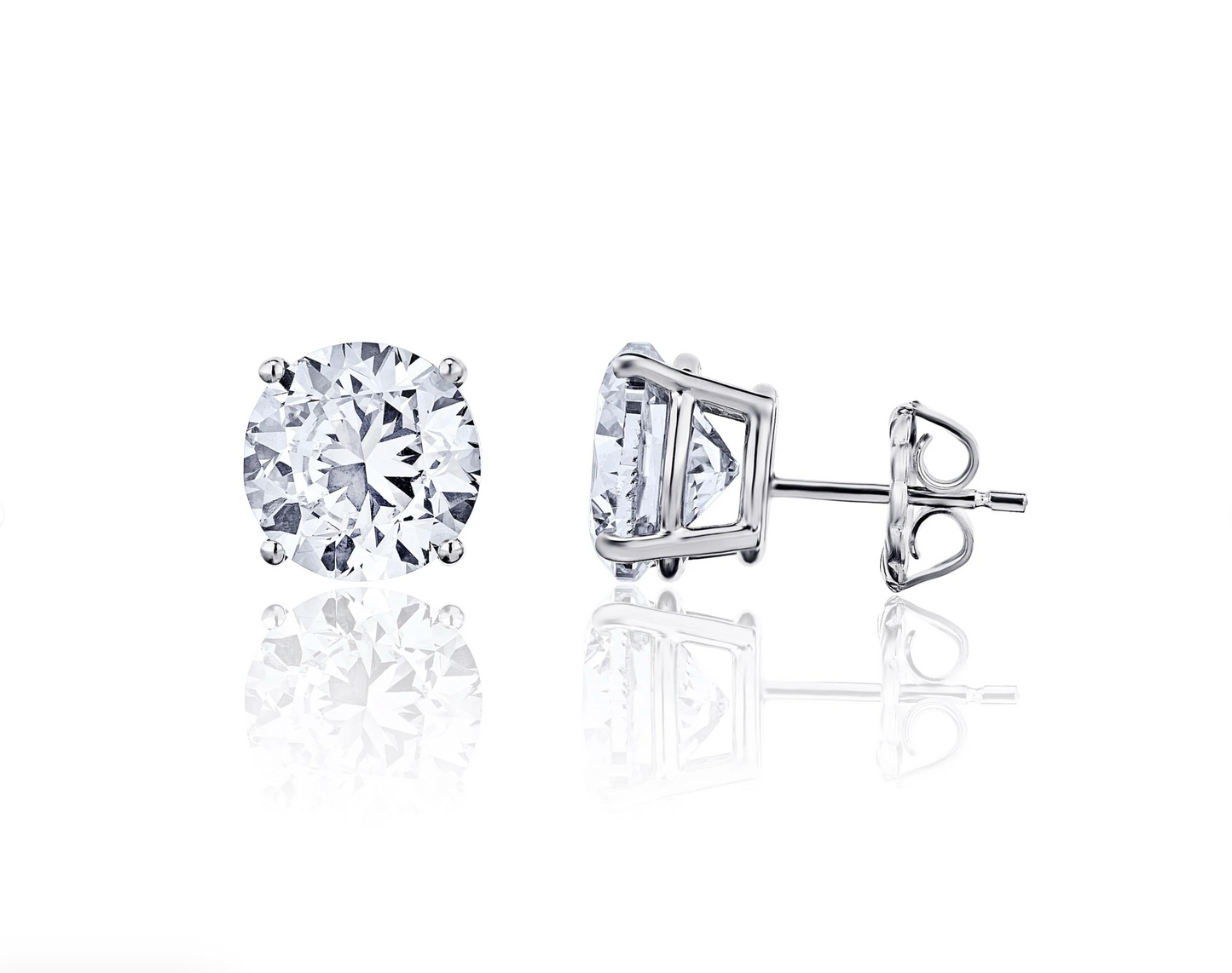 Diamond Studs Lab Grown 4 carat total weight