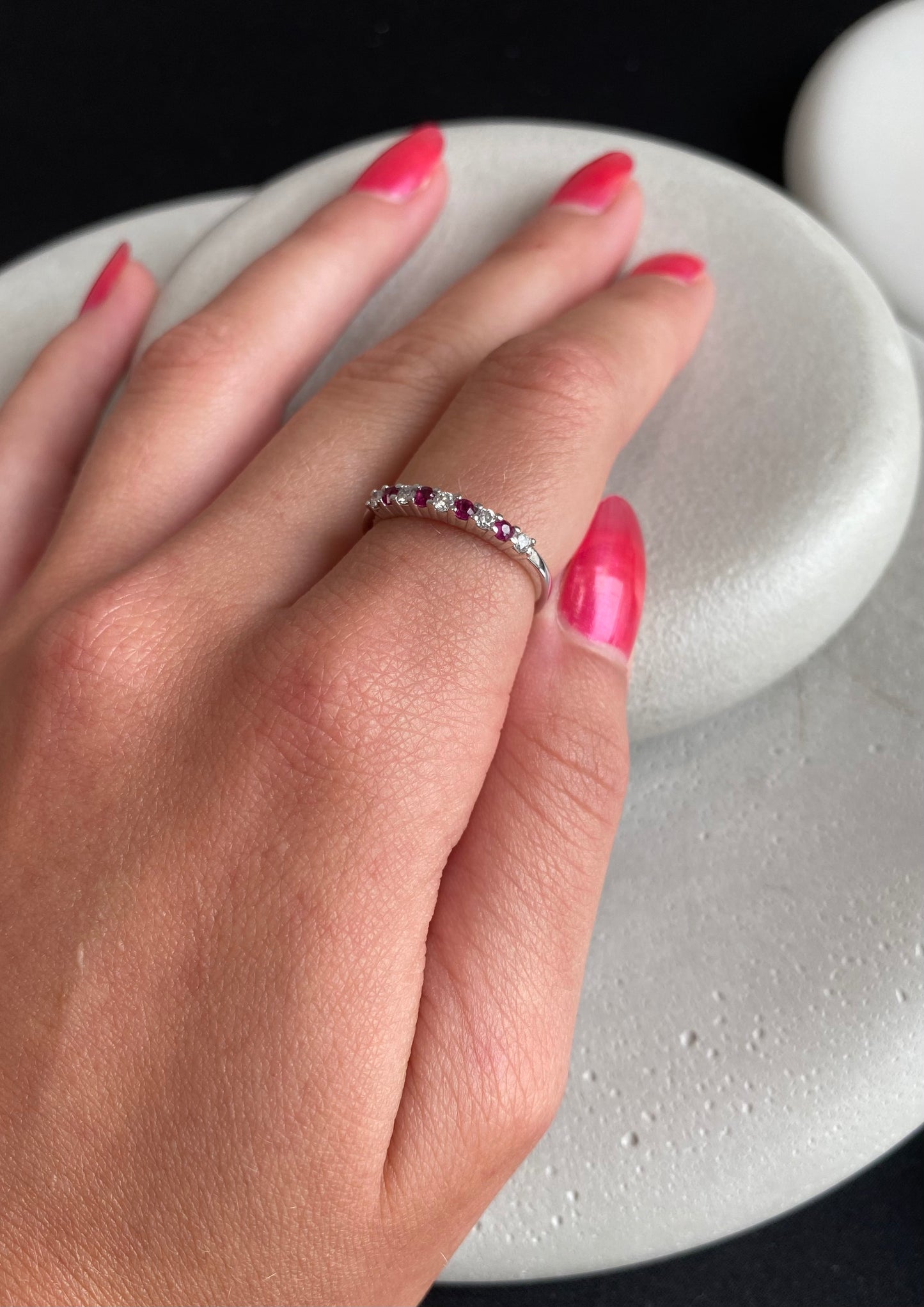 Ruby and Diamond Band