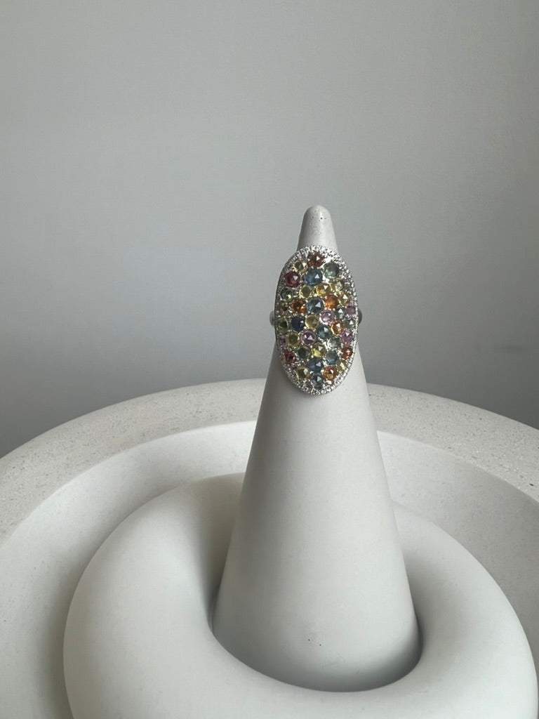 Multicolor Sapphire Ring