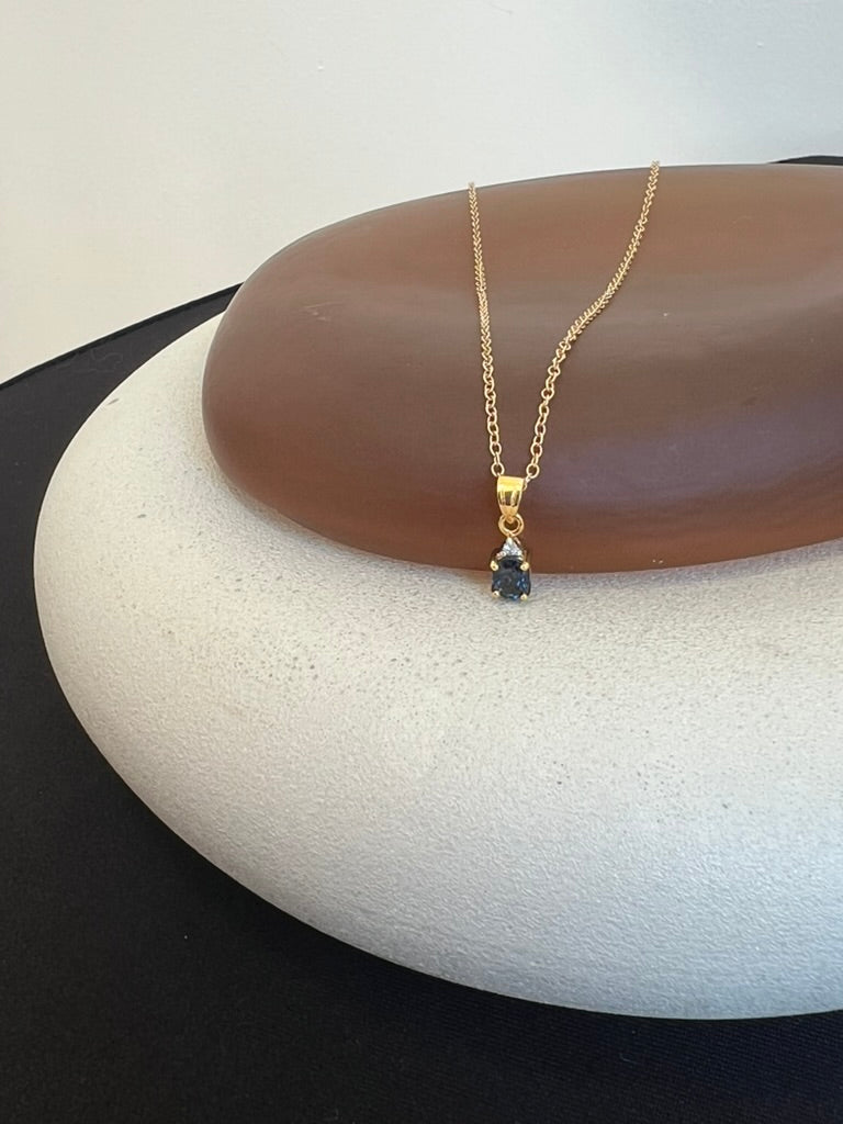 Sapphire and Diamond Pendant