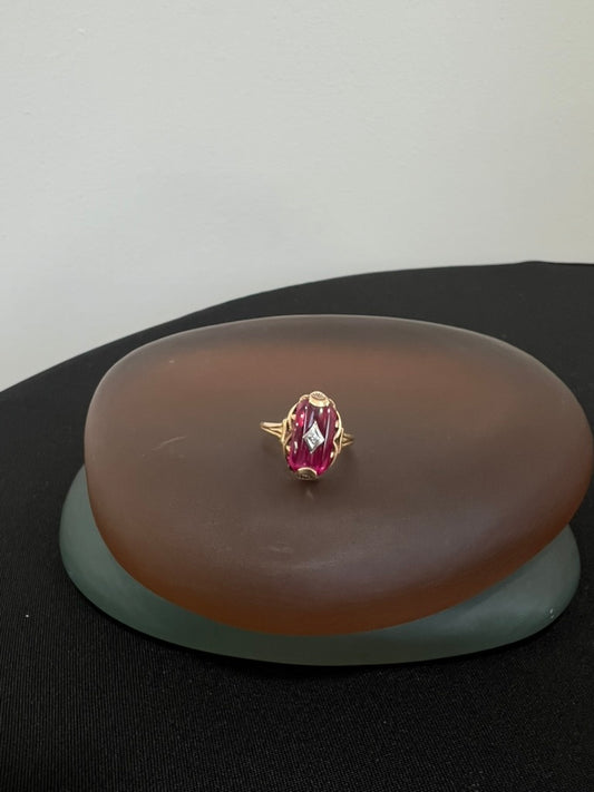 Antique Ruby and Diamond Ring