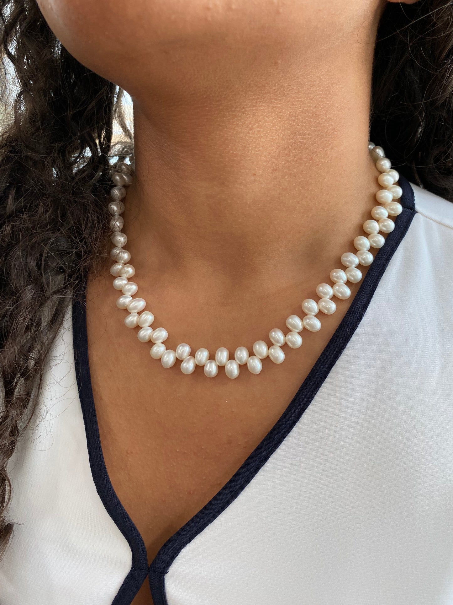 Pearl Zipper Necklace