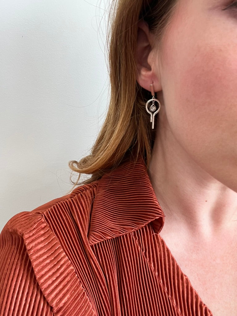 Silver Statement Earrings