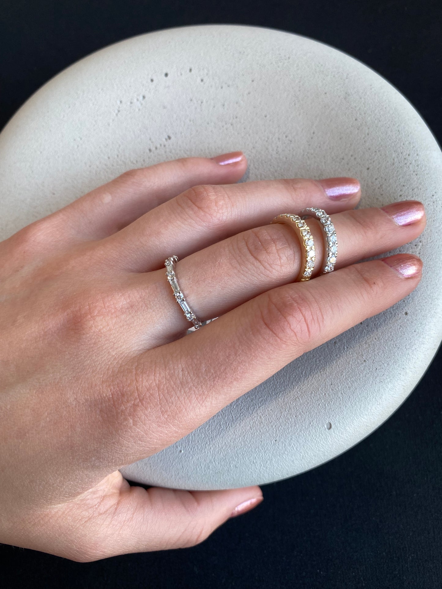 0.75 ct Lab Diamond Band - Yellow Gold