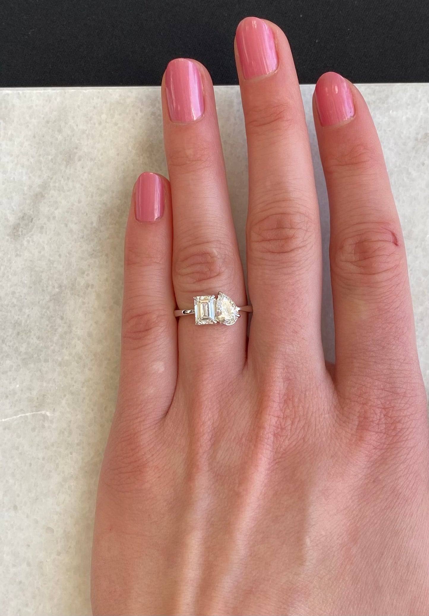 Toi Et Moi Lab Grown Diamond Ring