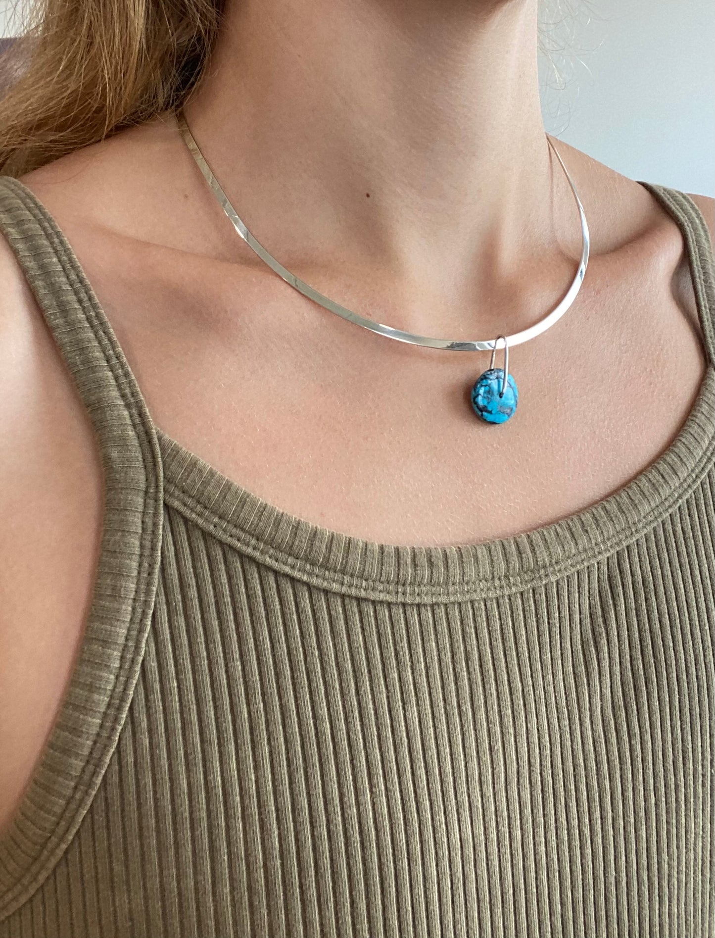 Silver Turquoise Spinner