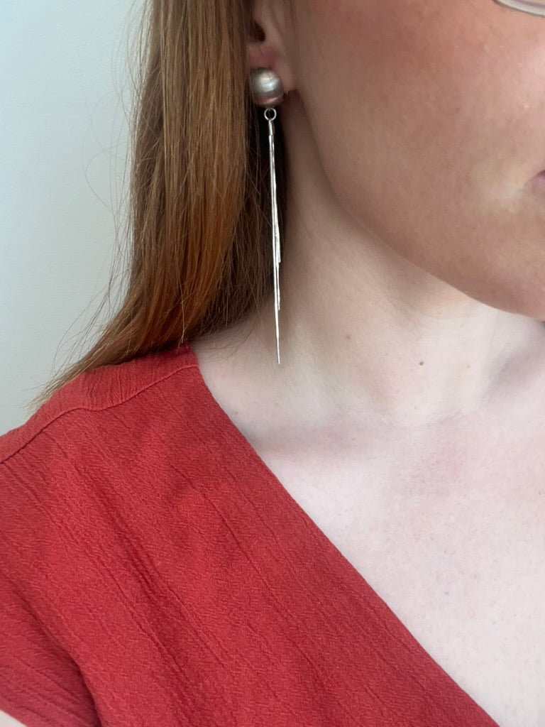 Shimmer Earrings - Ball Top