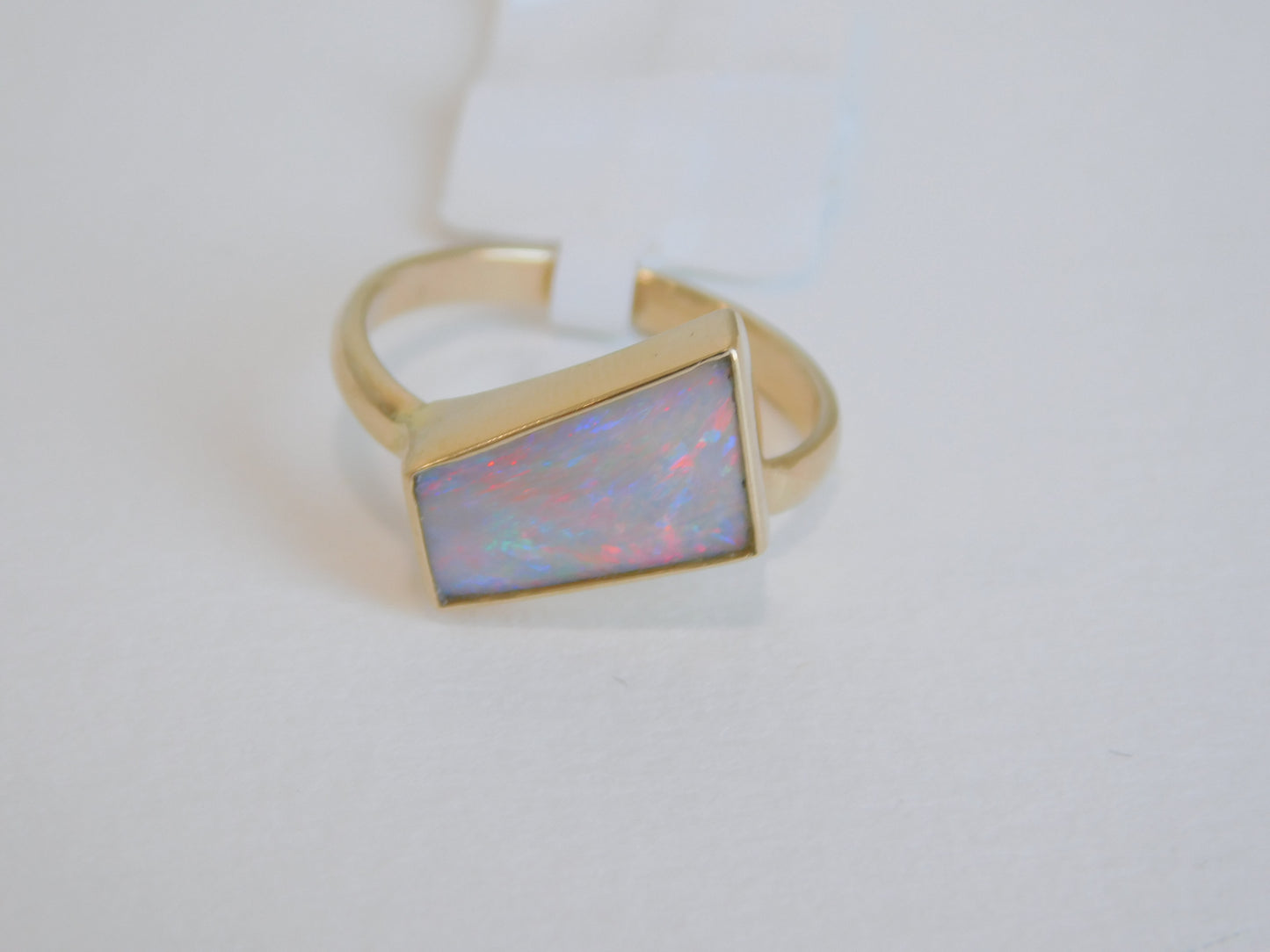 Opal Slant Ring