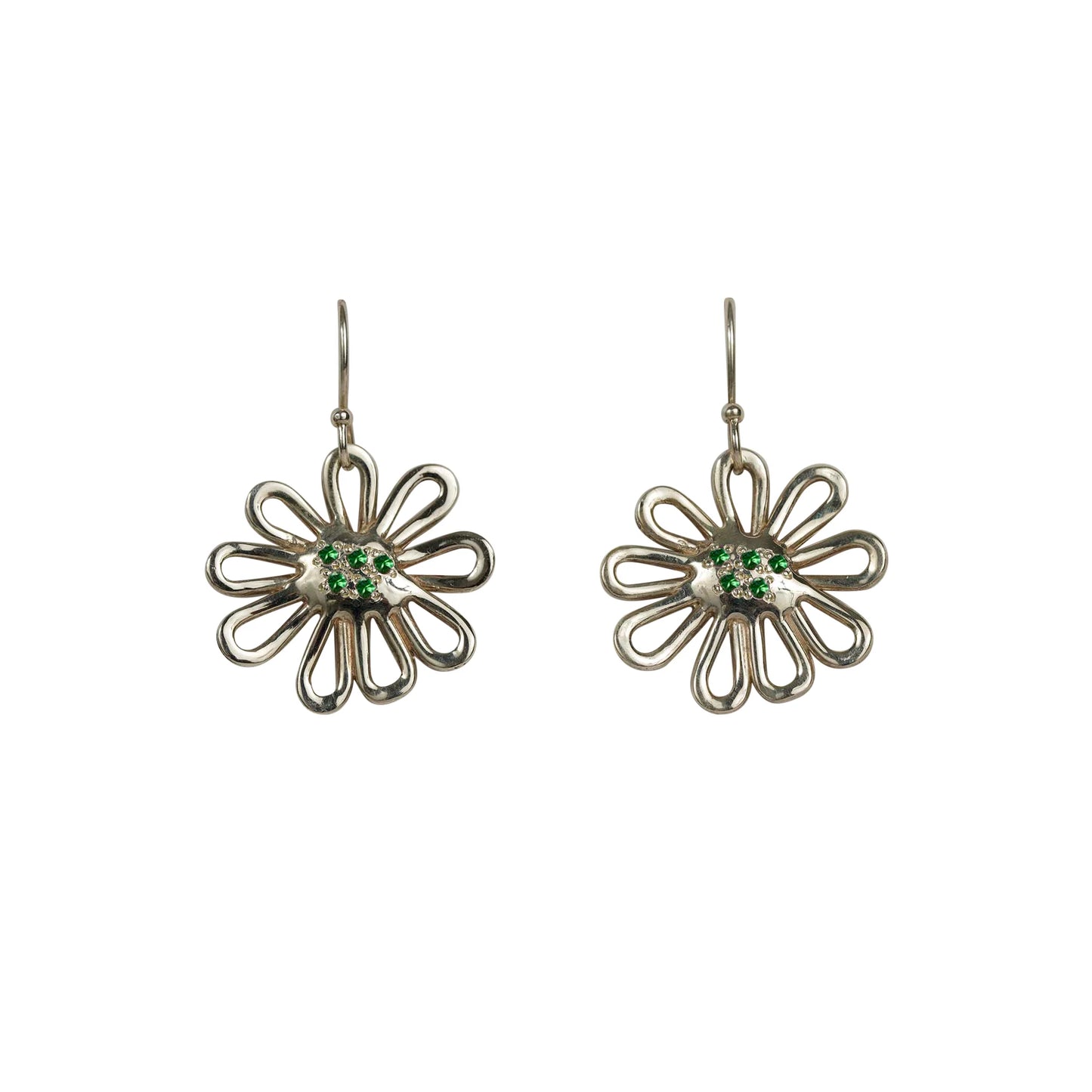 Tsavorite Wildflower Earrings
