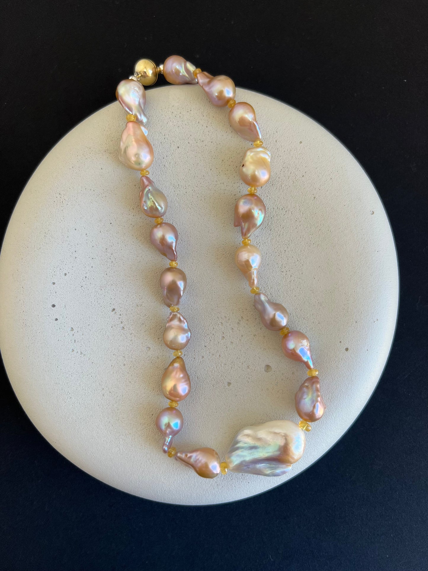 Pearl and Opal Necklace