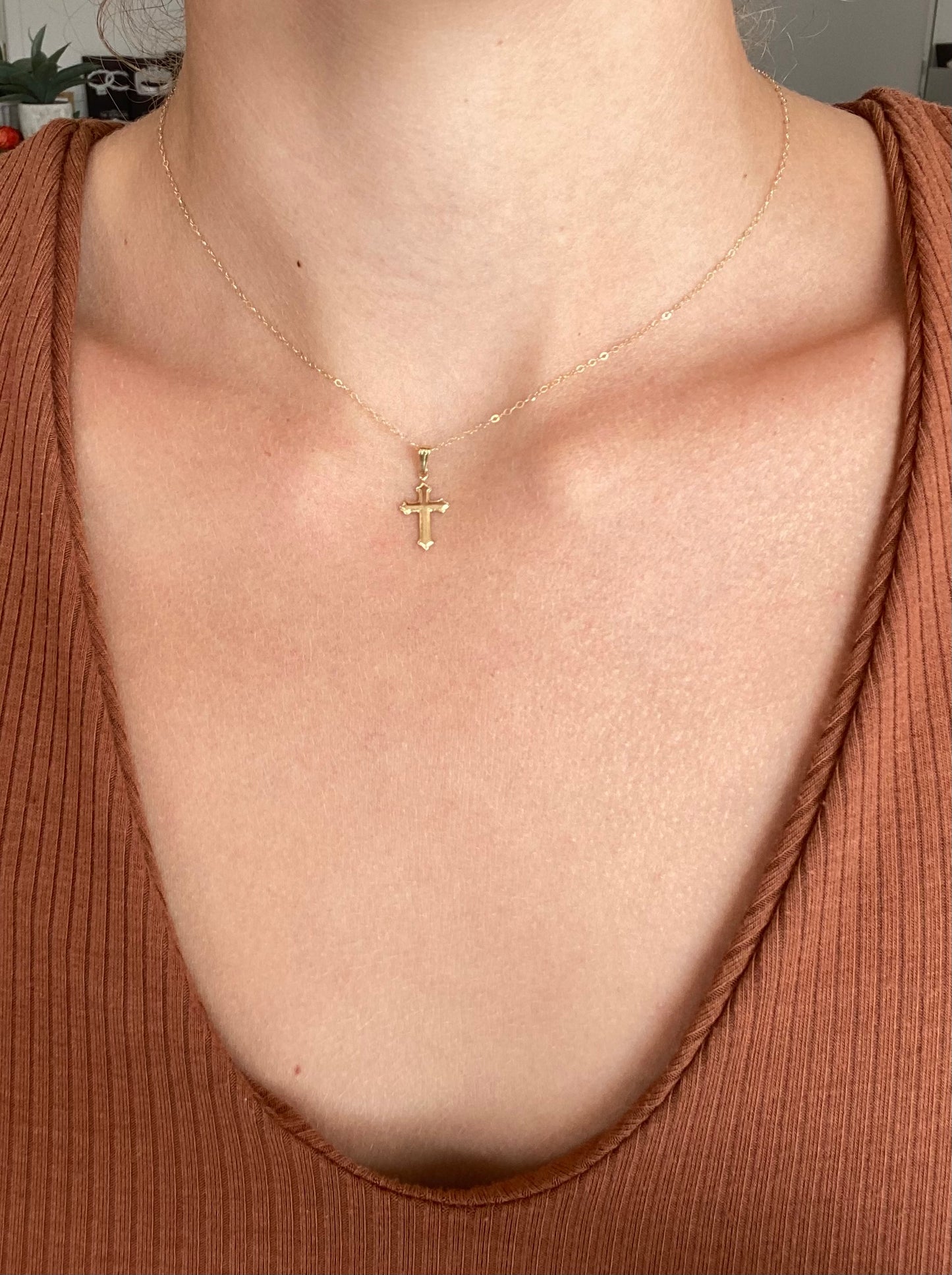 Gold Youth Cross
