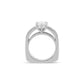 Stunning Oval Diamond Euro Shank Ring