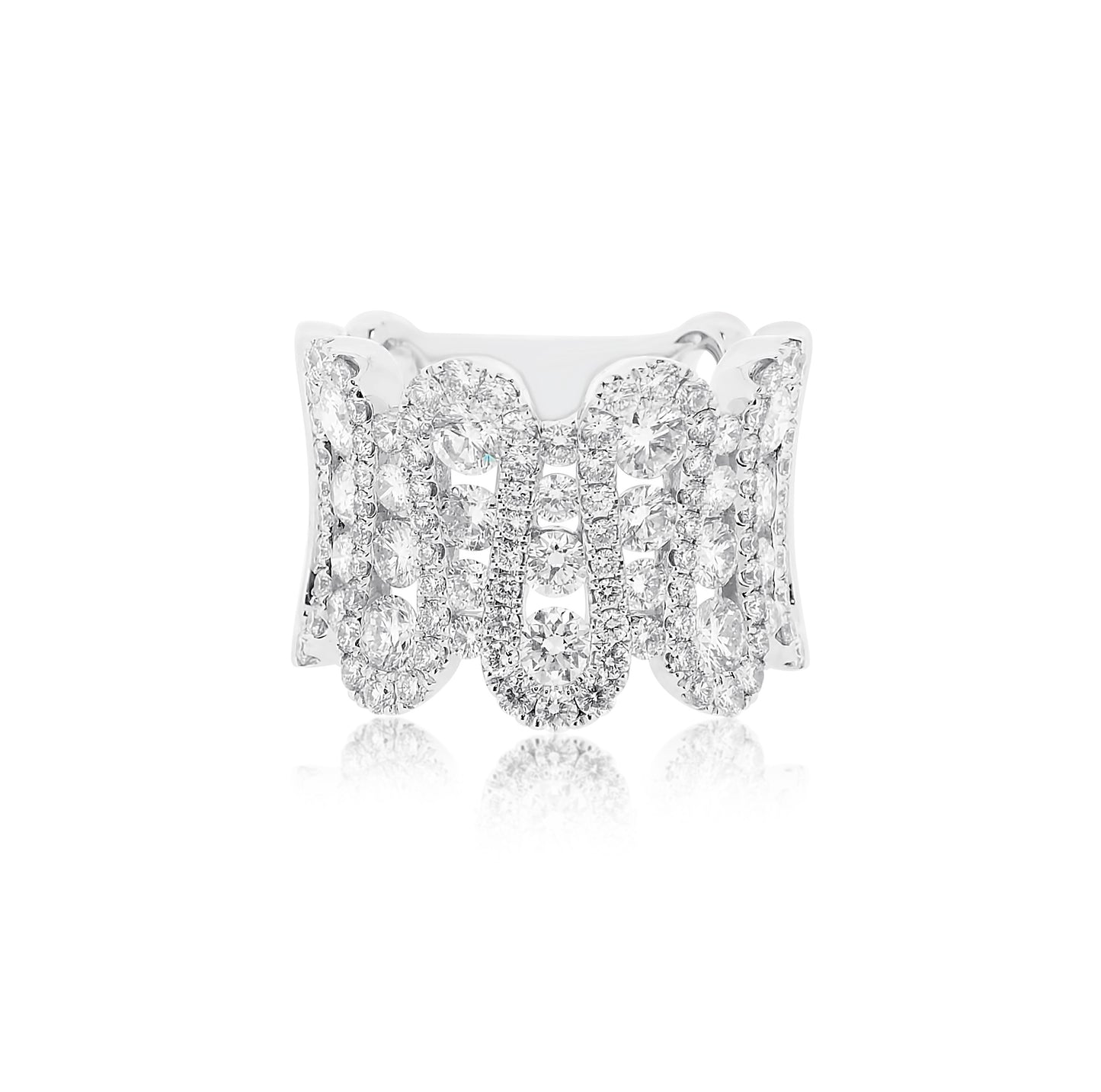 Floating Diamond Ring