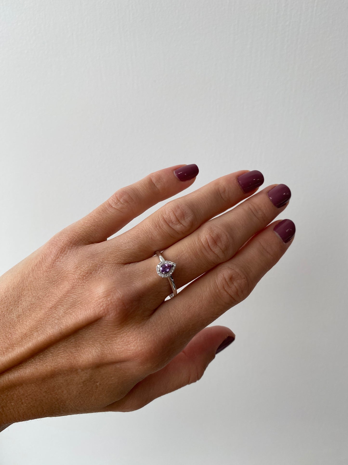 Alexandrite and Diamond Ring