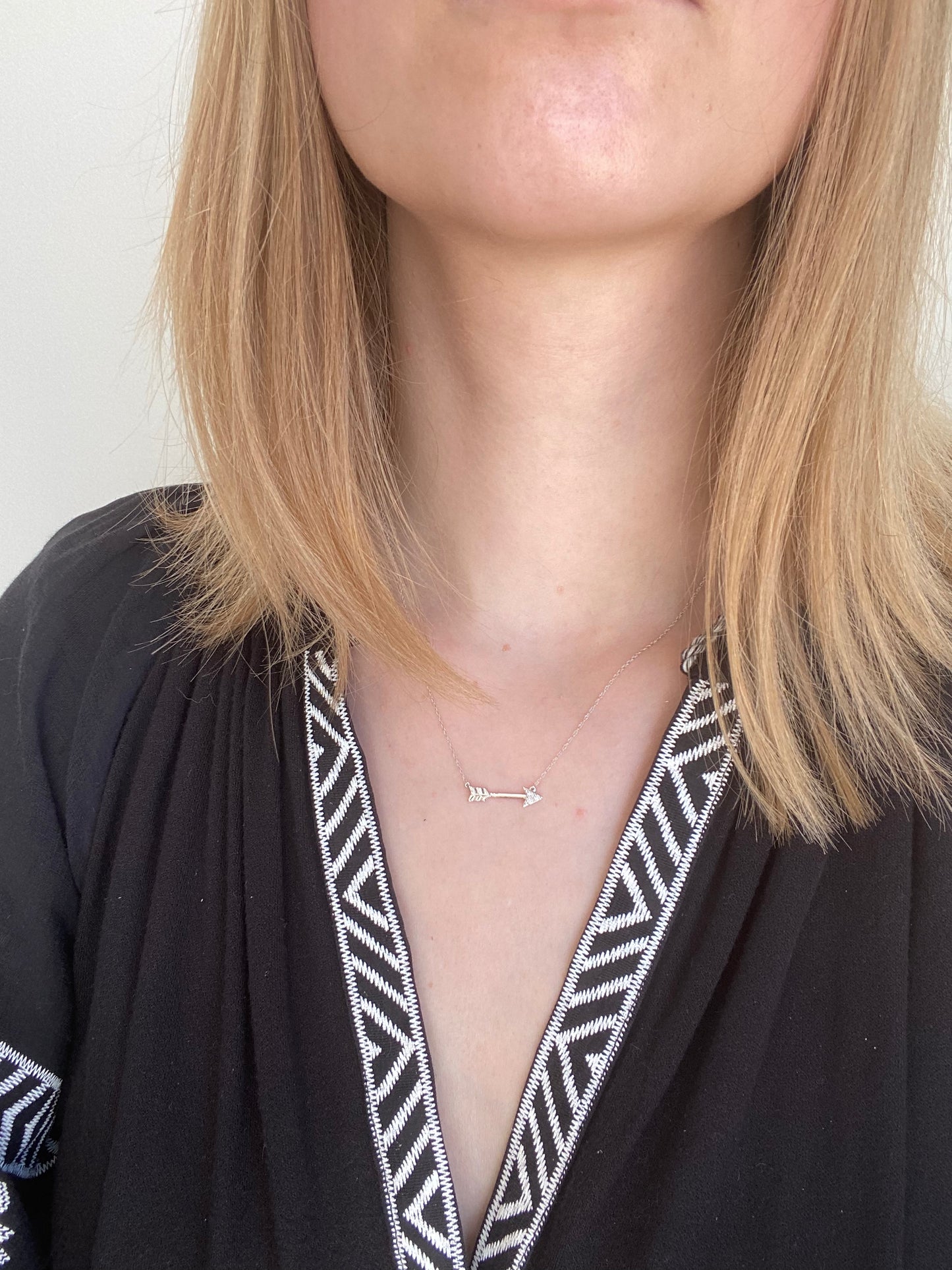 Arrow Diamond Necklace