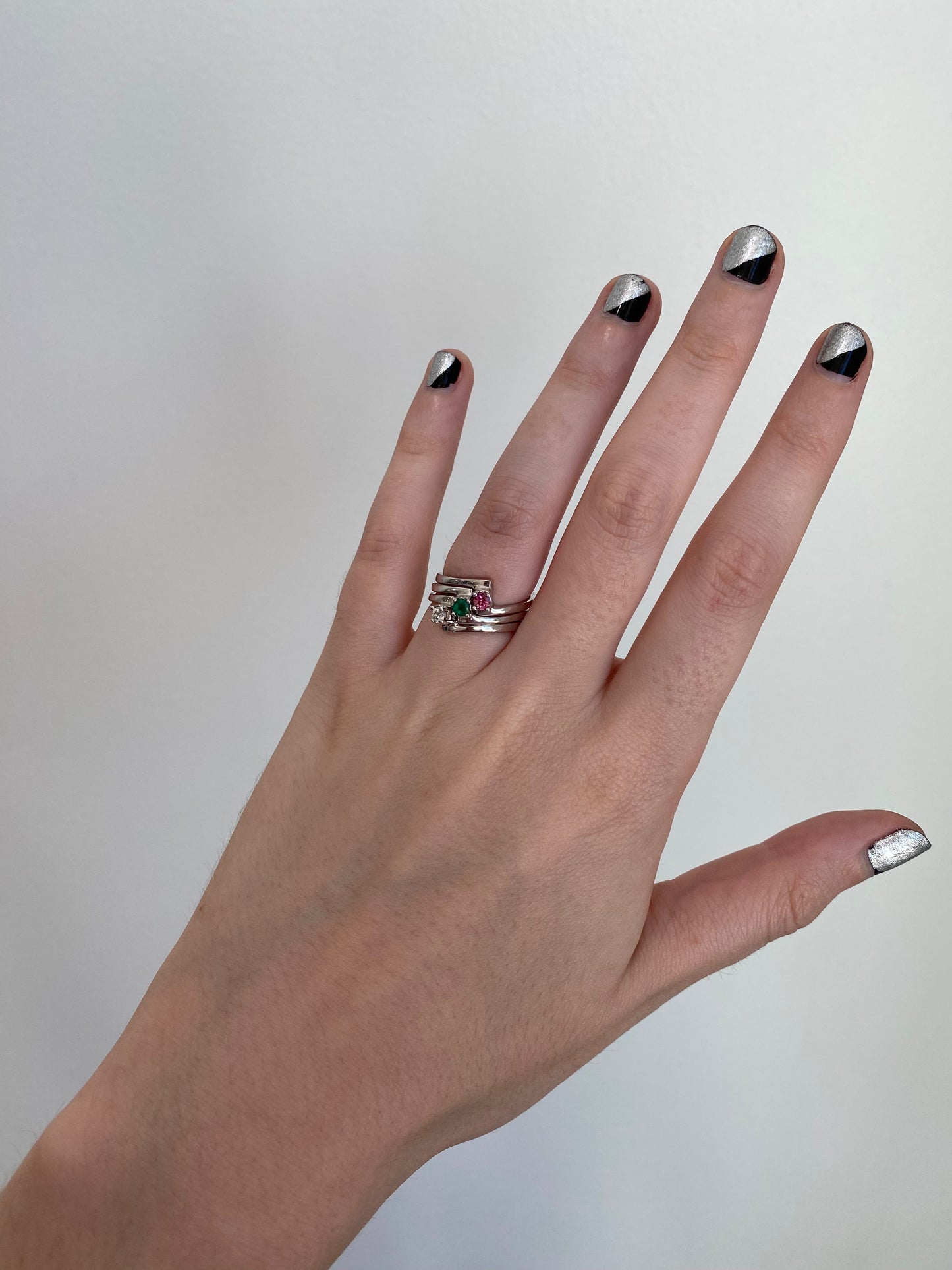 Birthstone Tourmaline Stacking Ring