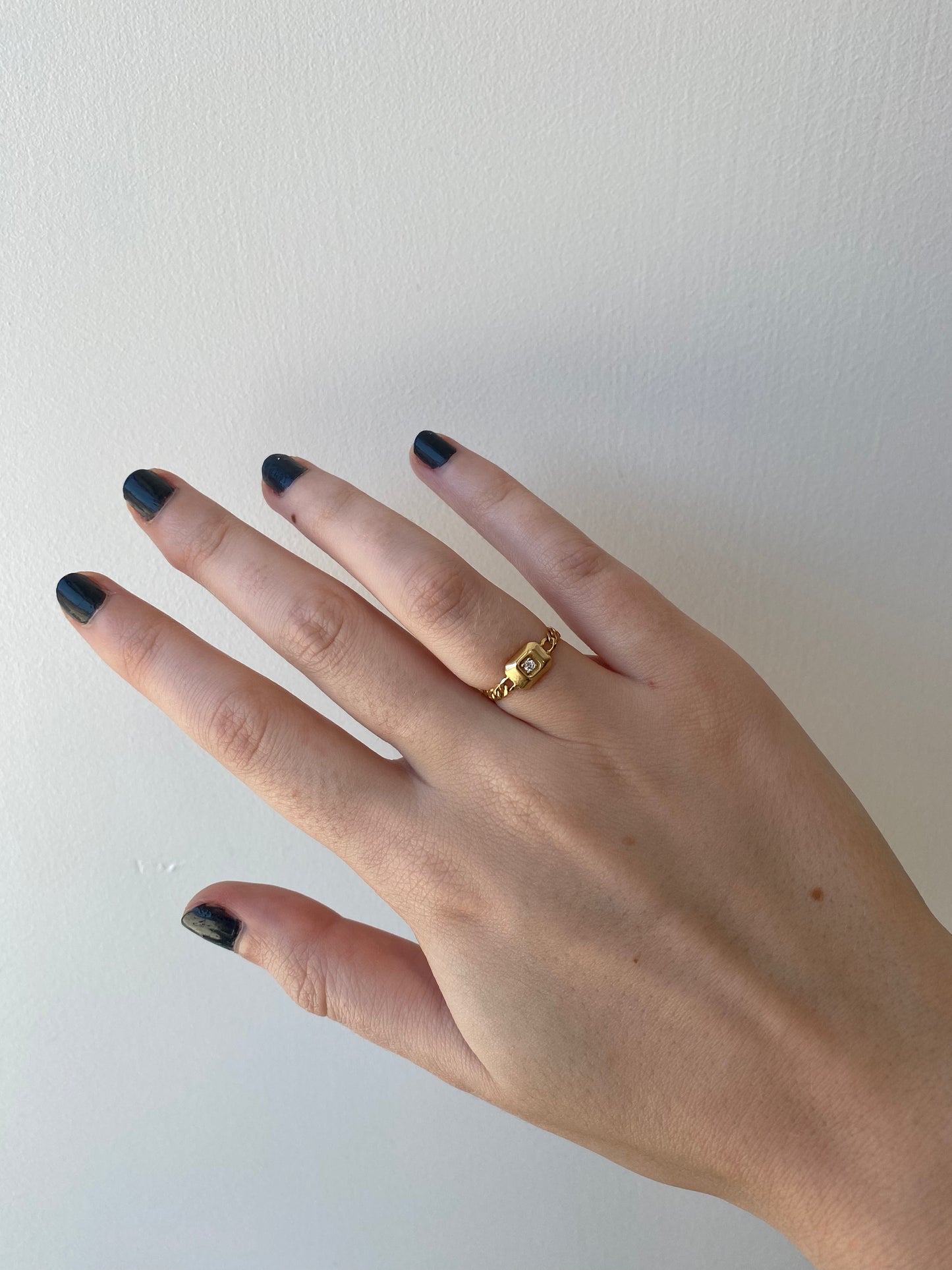 Chain Diamond Ring