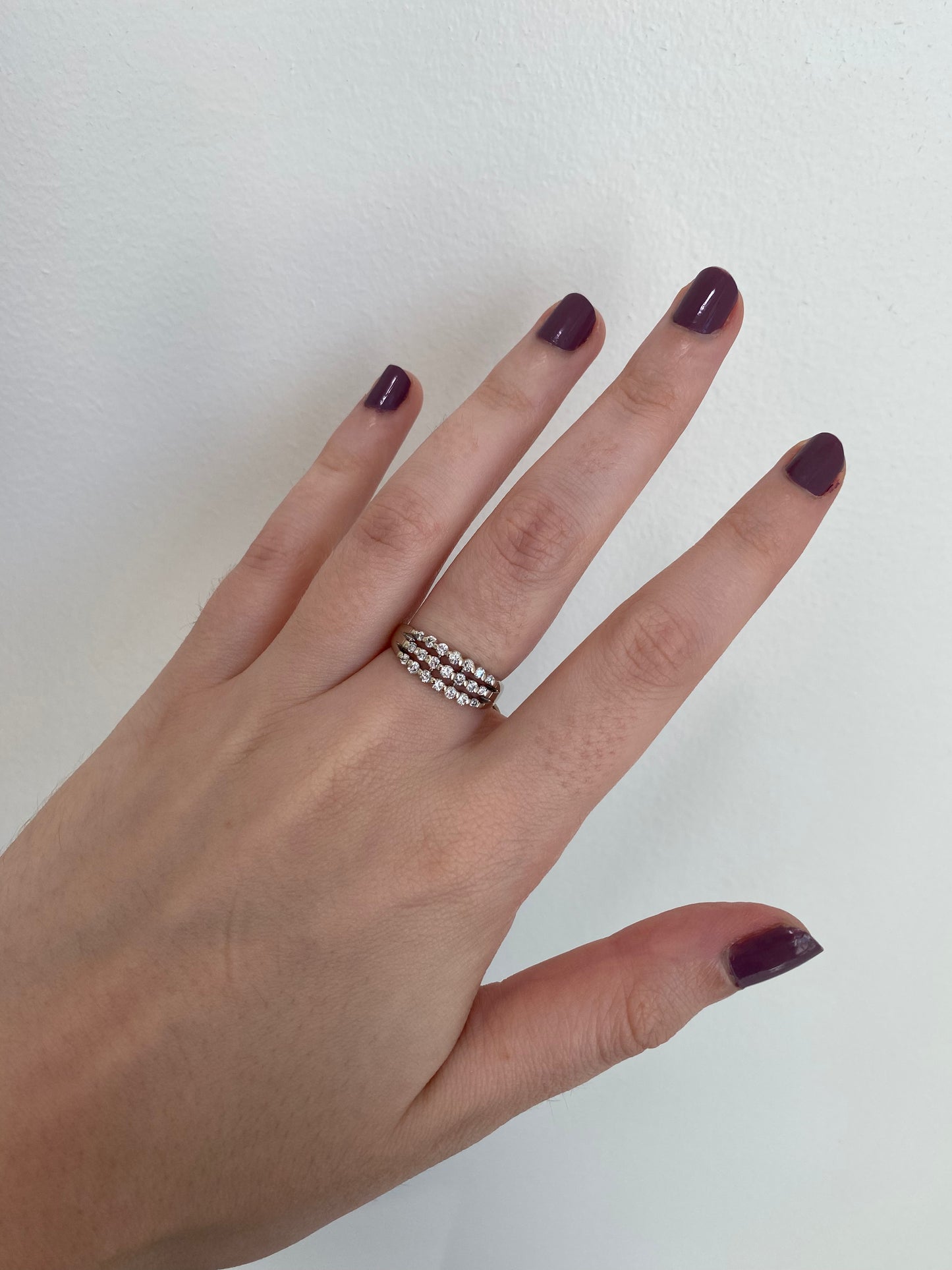 Diamond Triple Band Ring
