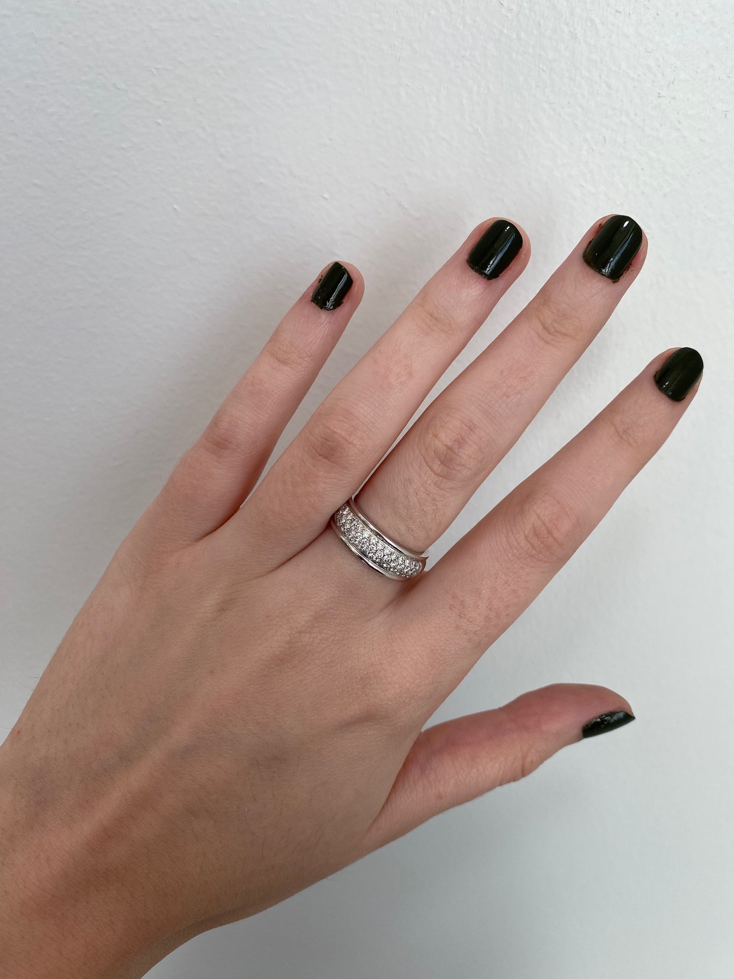 Edged Diamond Band