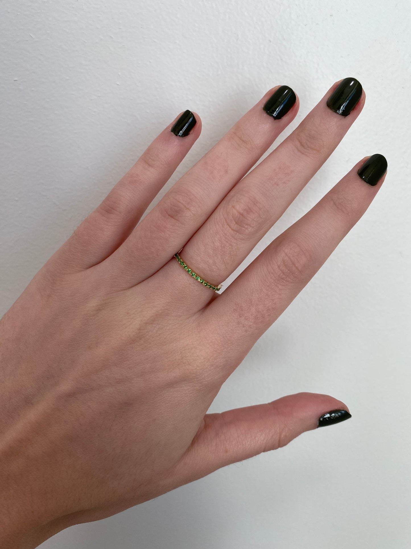 Tsavorite Eternity Band