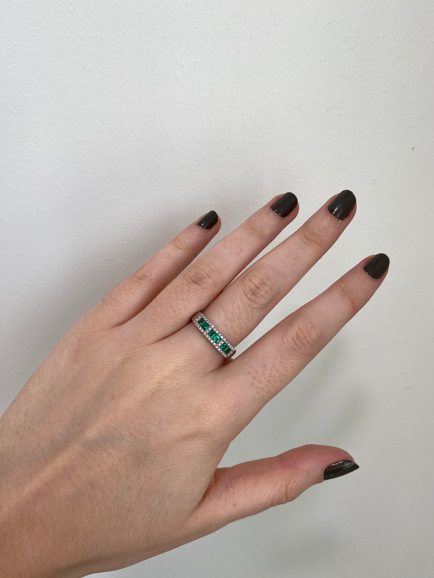 Emerald and Diamond Ring