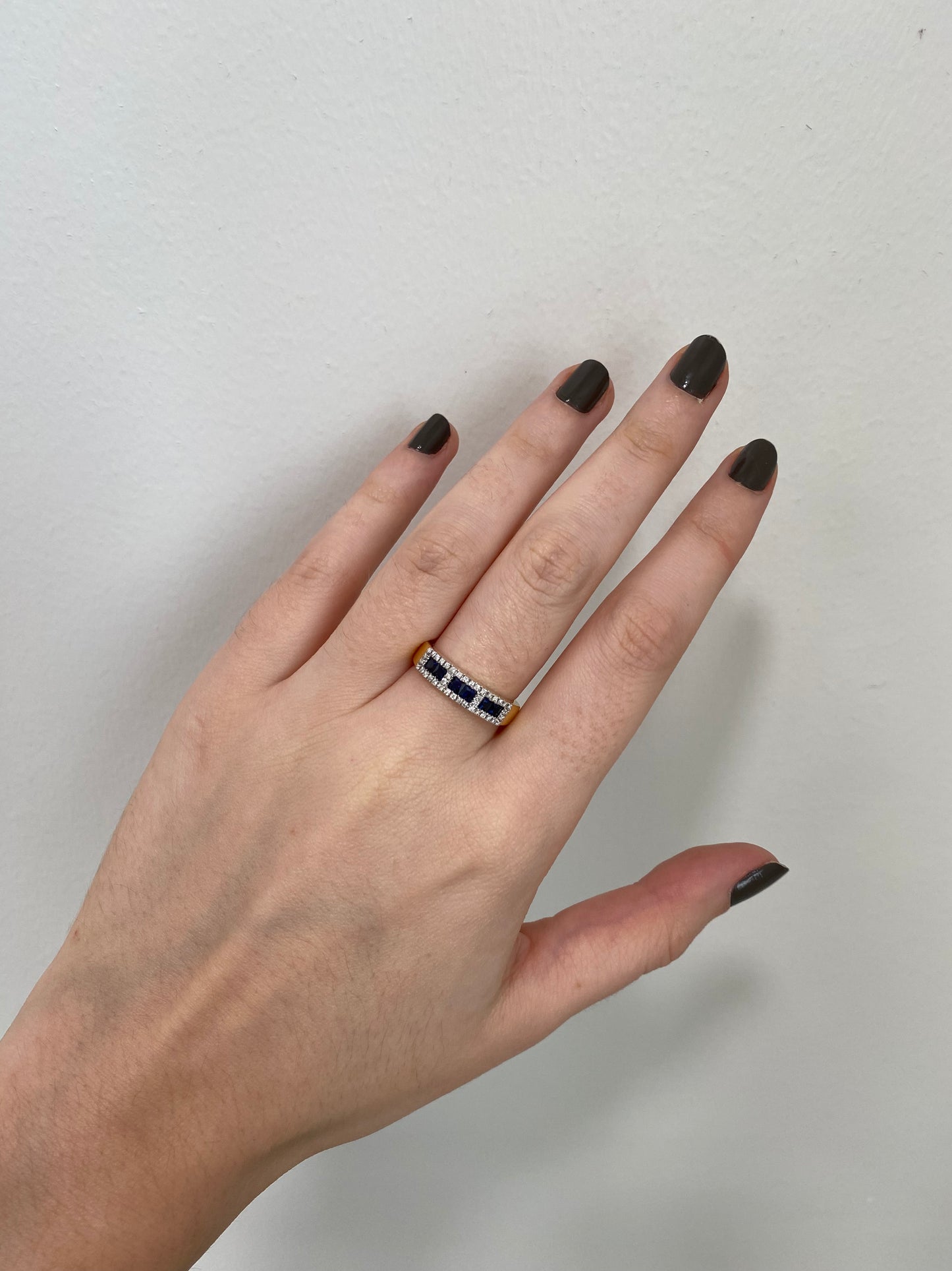 Sapphire and Diamond Ring