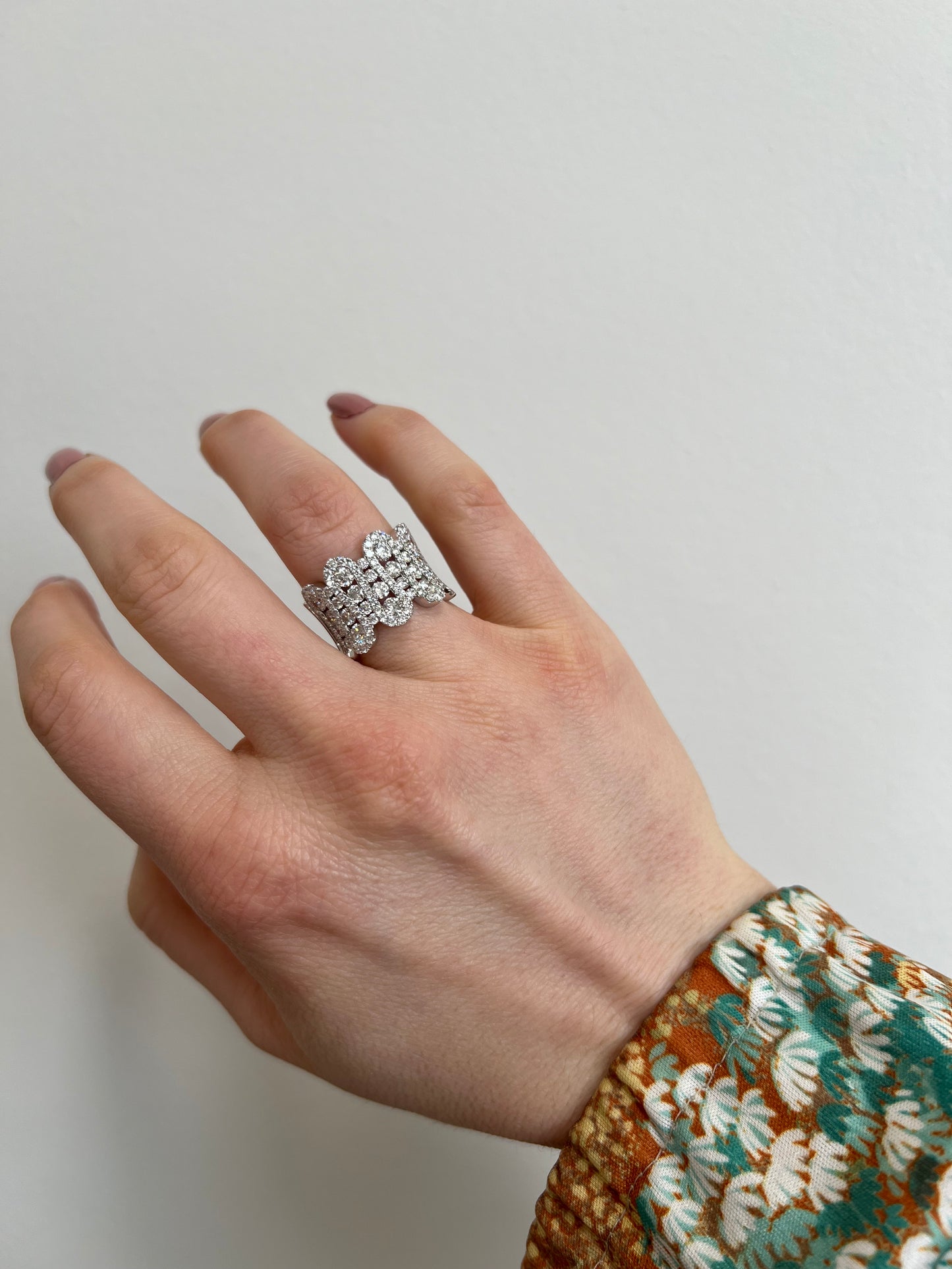 Floating Diamond Ring