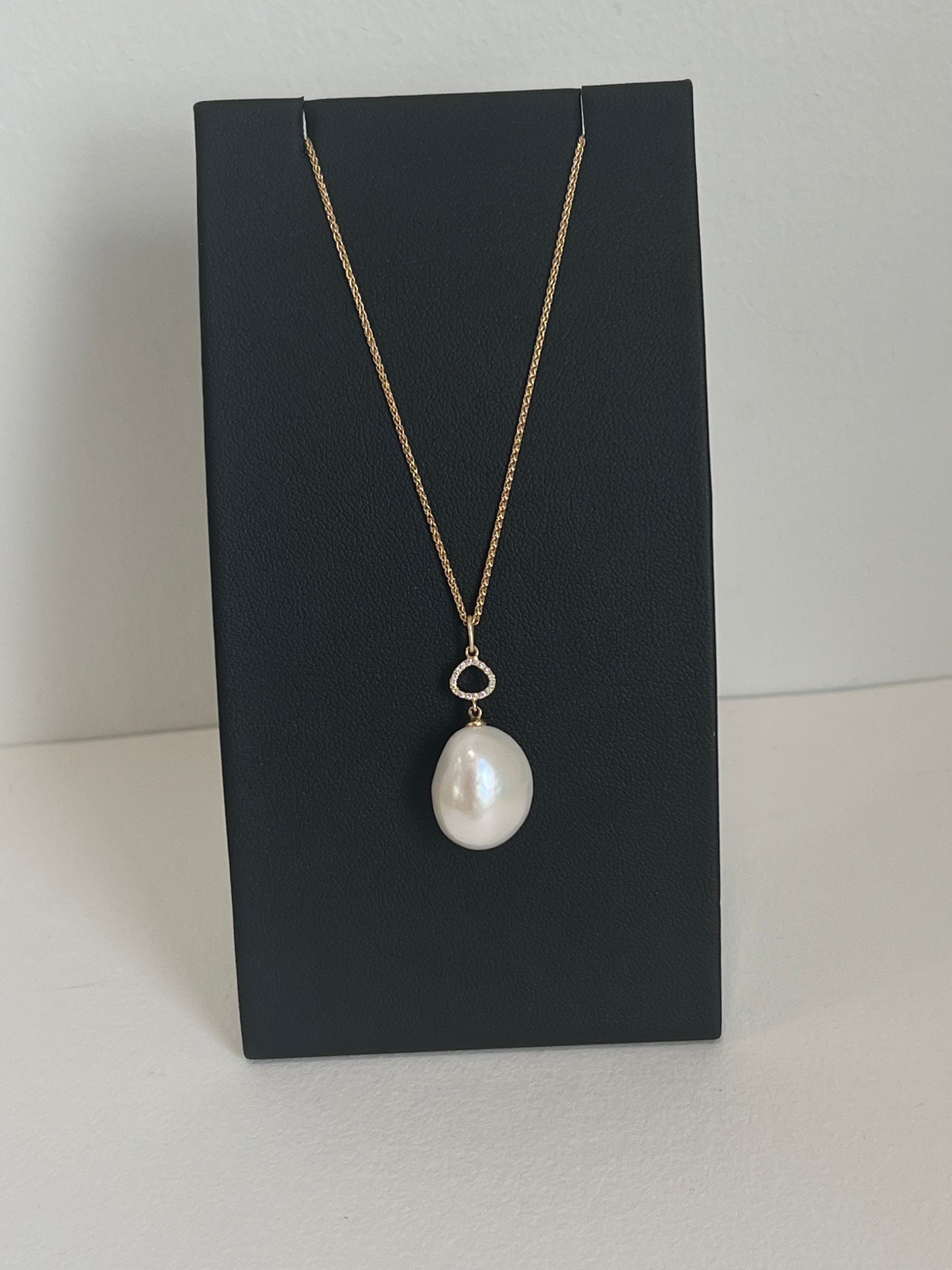 Pearl and Diamond Pendant