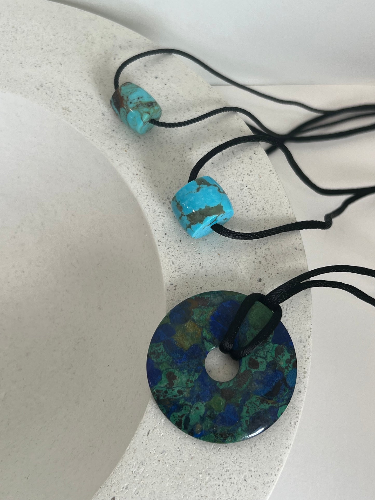 Turquoise Lariat Necklace
