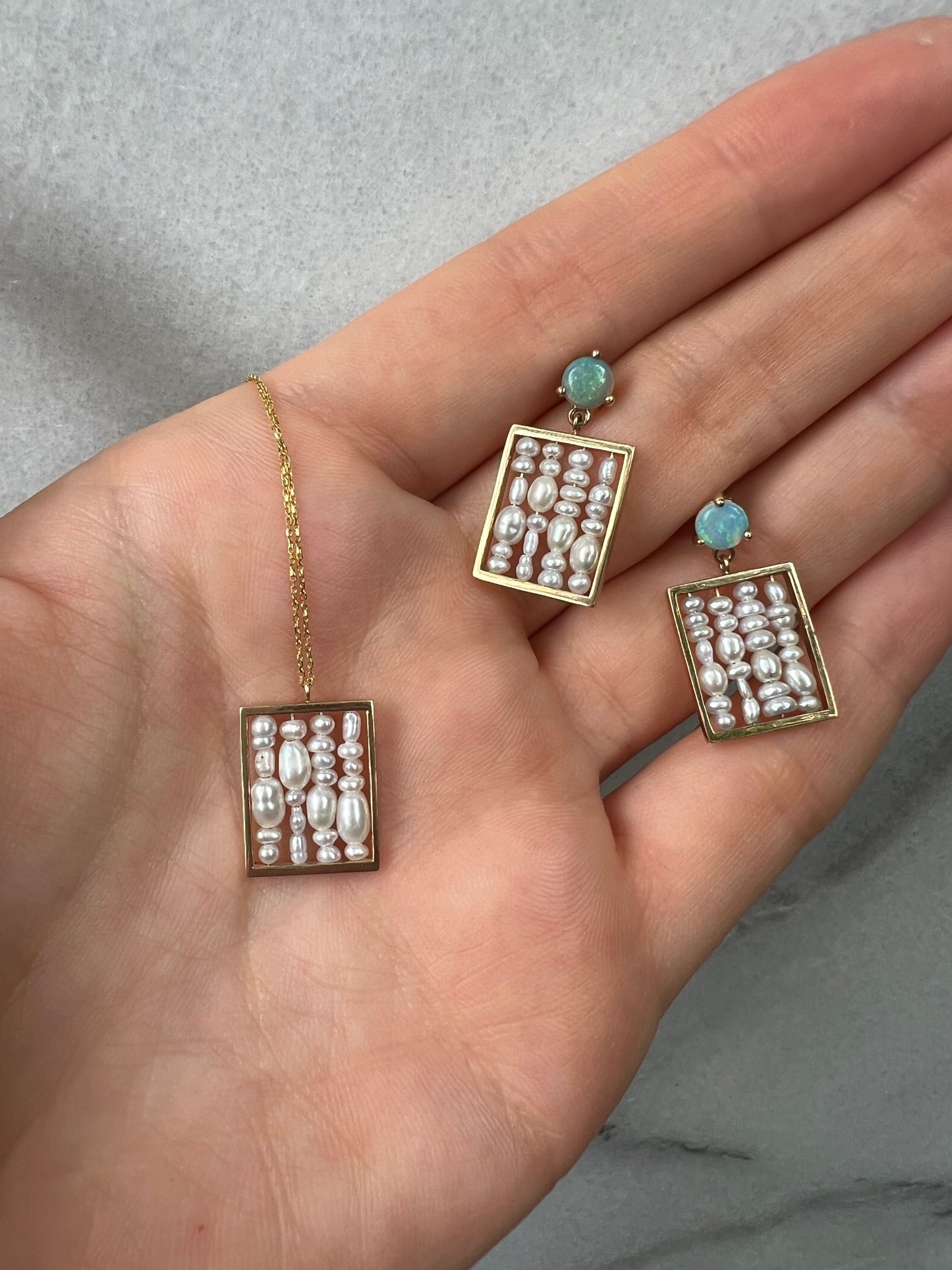 Pearl Weaving Necklace