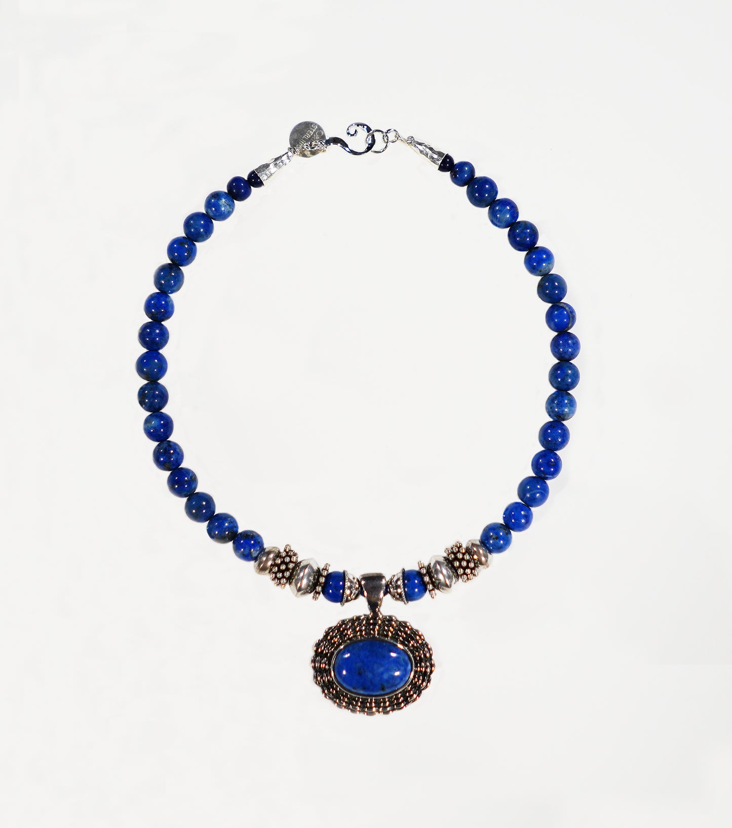 Lapis Lazuli with Vintage Lapis Pendant