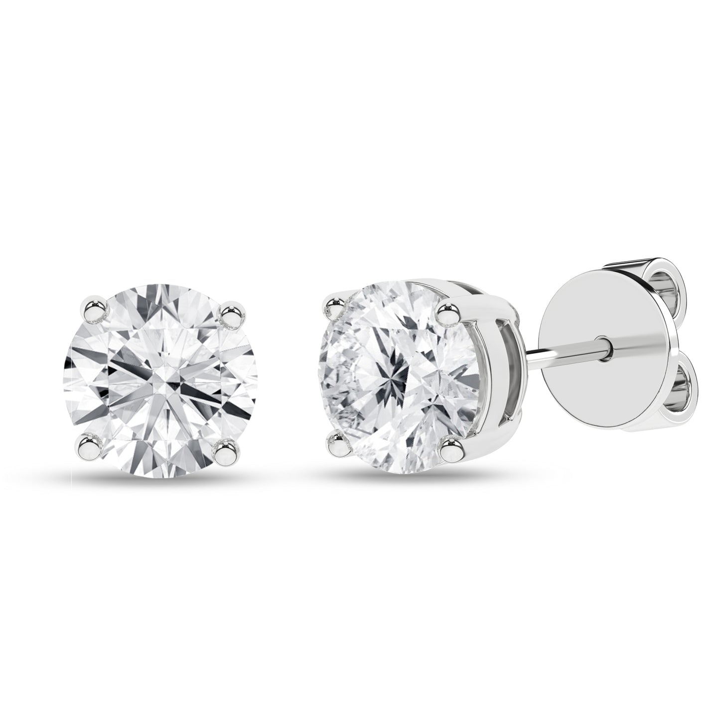 2 carat Lab Grown Diamond Studs
