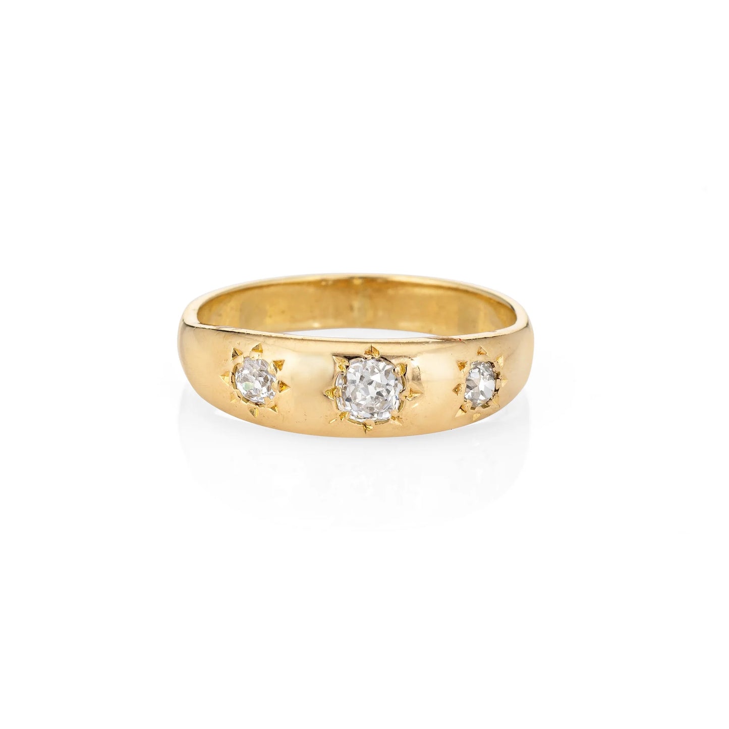 Star Set Diamond Band