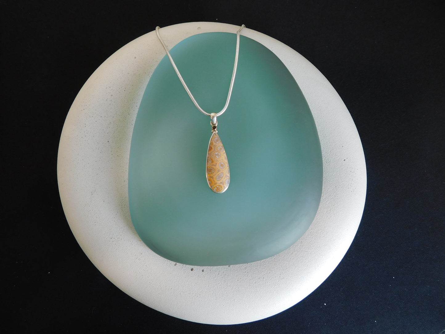 Fossil Coral Pendant