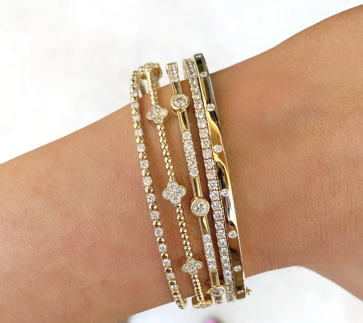 Diamond Bangle Bracelet
