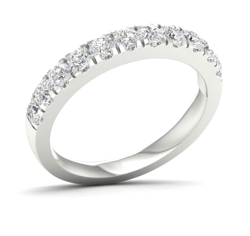 0.75 ct Lab Diamond Band - White Gold