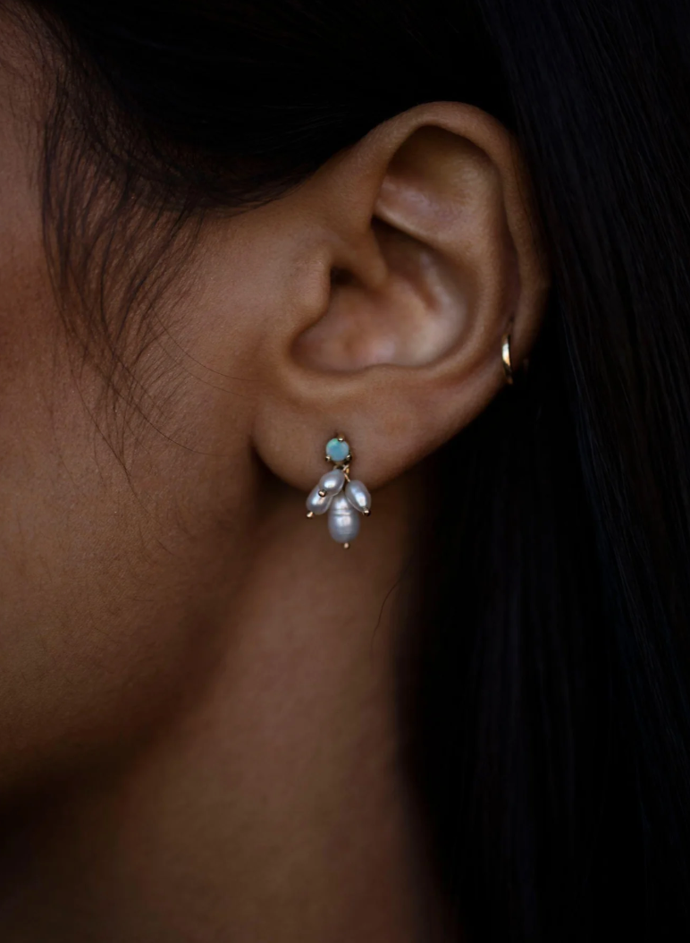 Opal & Pearl Cloudburst Earrings