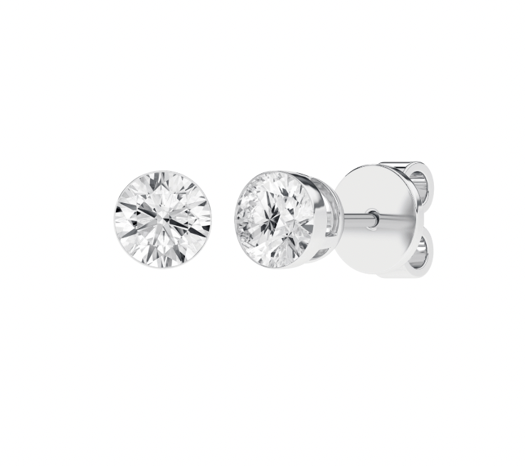 2 CT Seamless Diamond Studs