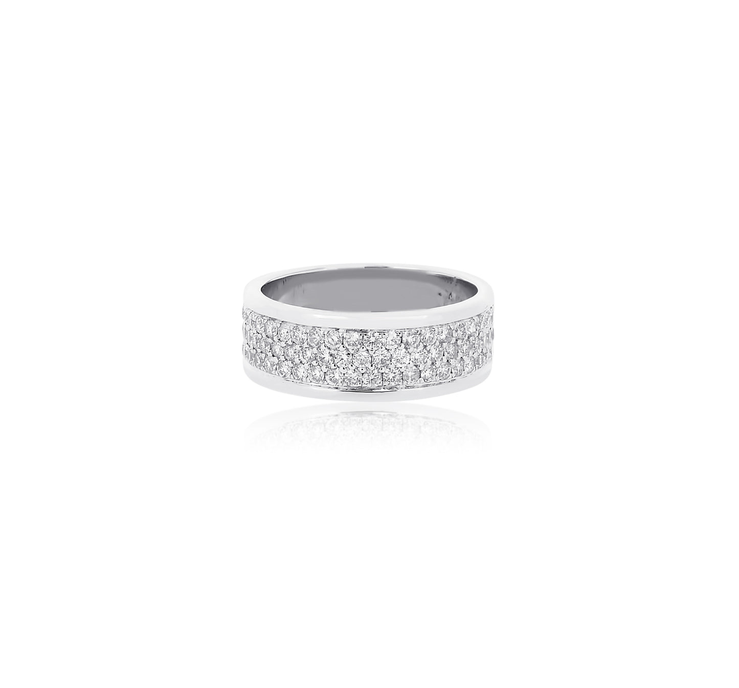 Wide Diamond Band