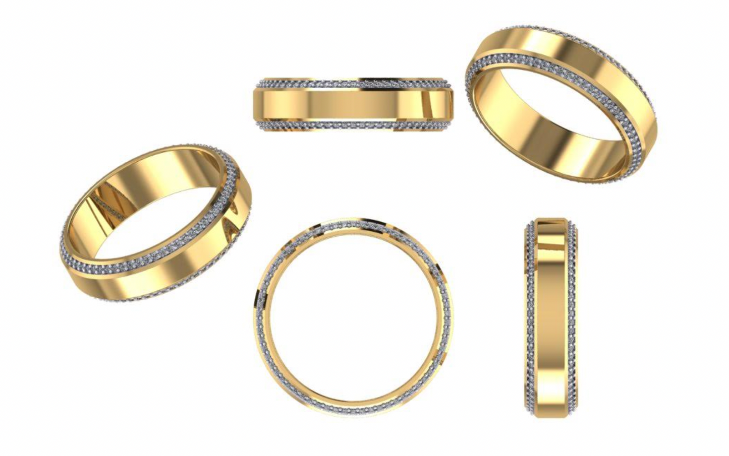 Custom Men's Diamond Band