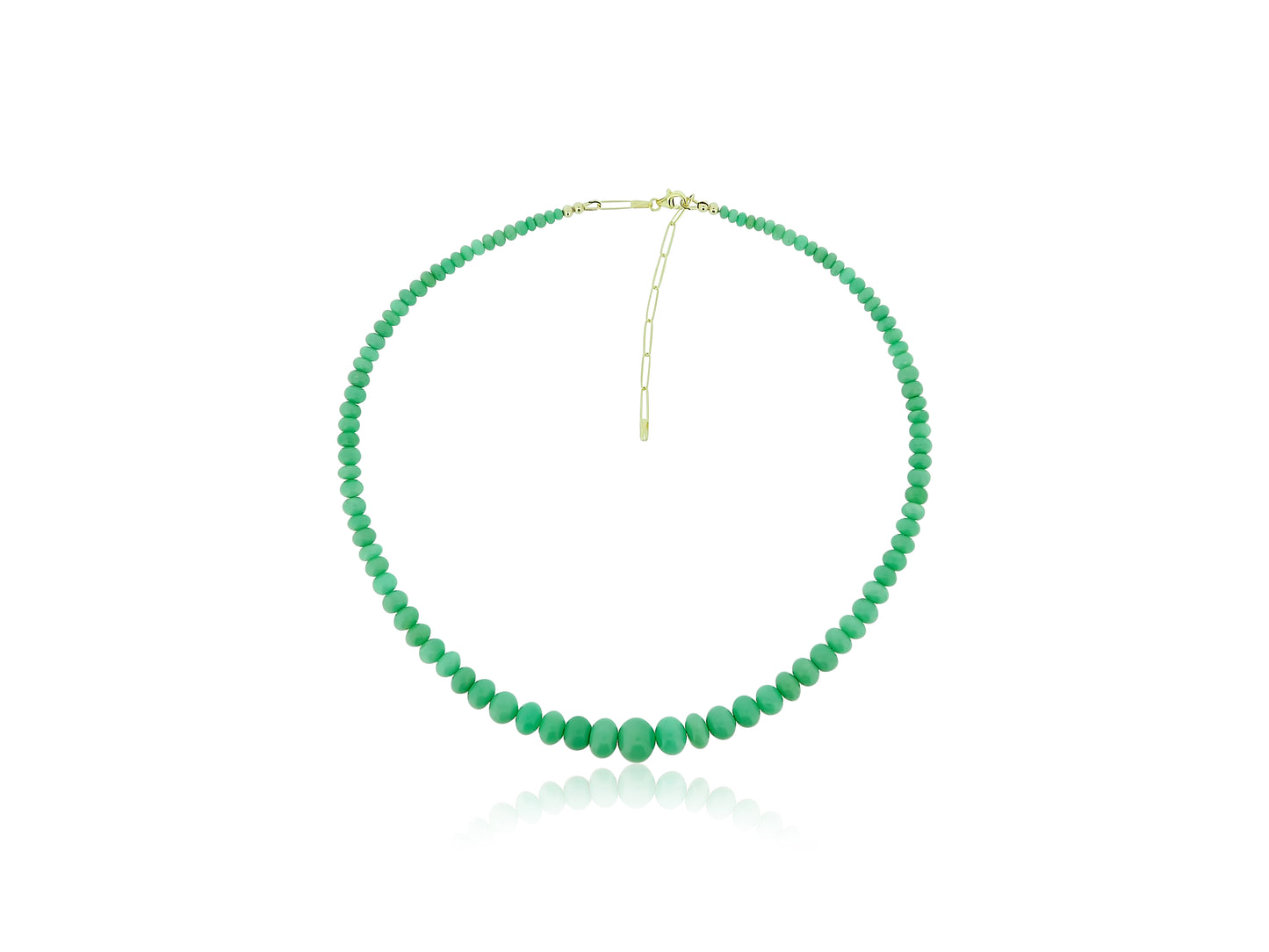 Chrysoprase Roundel Necklace