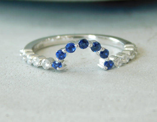 Sapphire Arch Band