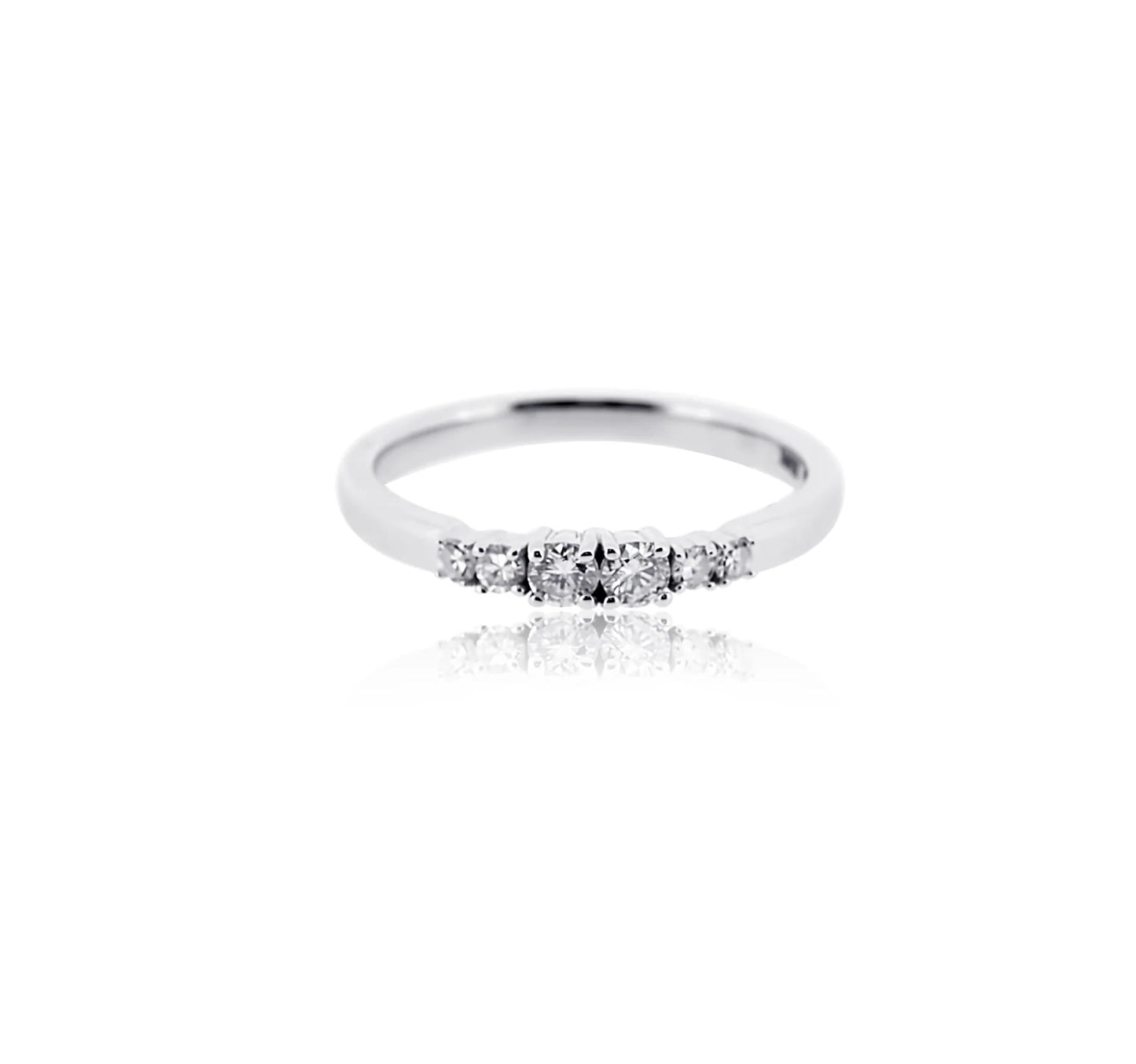 Six Diamond Ring Band
