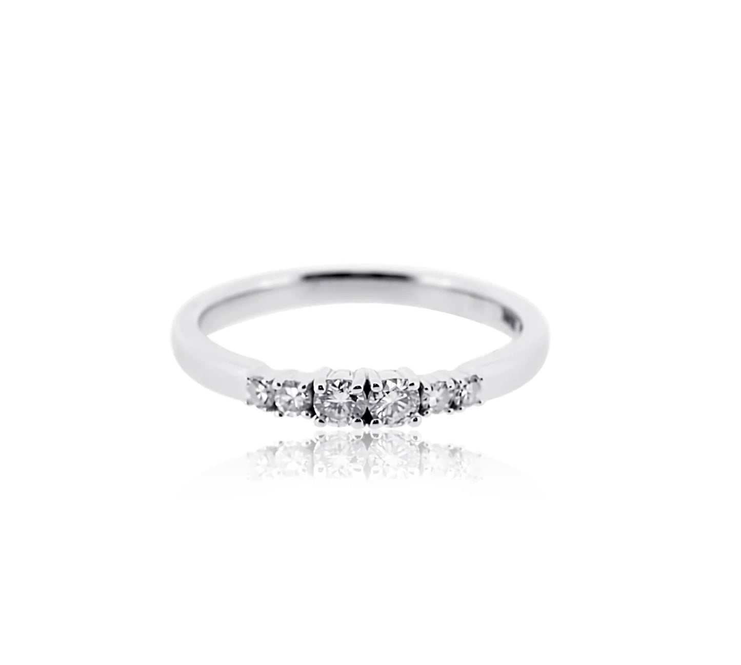 Six Diamond Ring Band